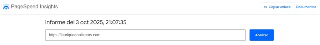 como utilizar PageSpeed Insights