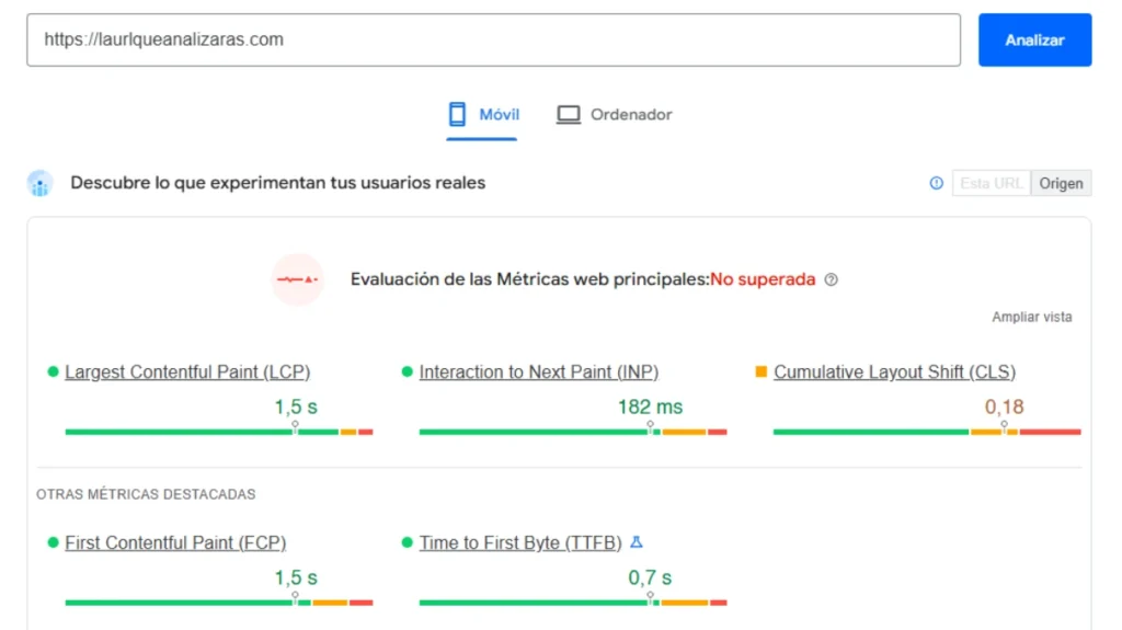 guia PageSpeed Insights