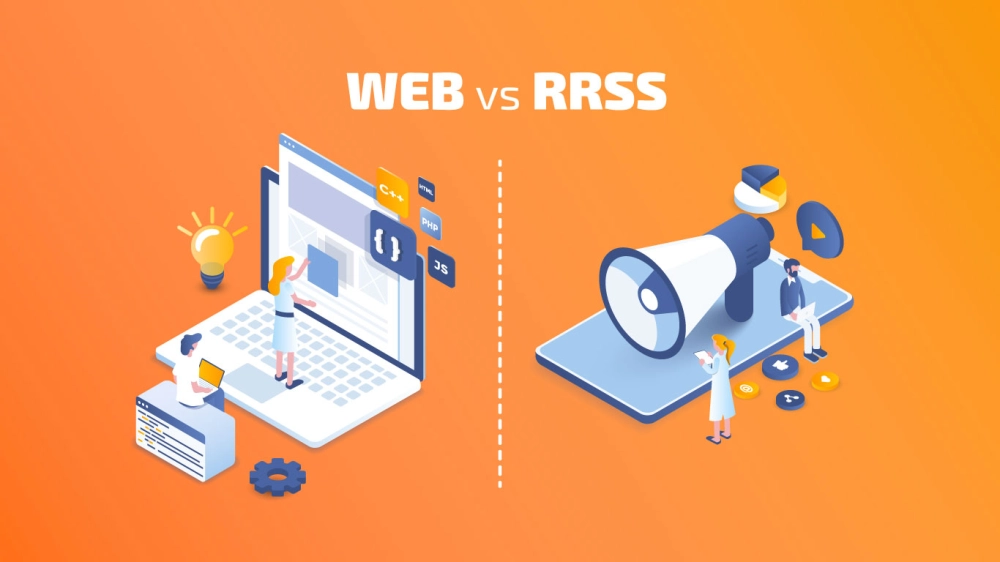 pagina web vs redes sociales